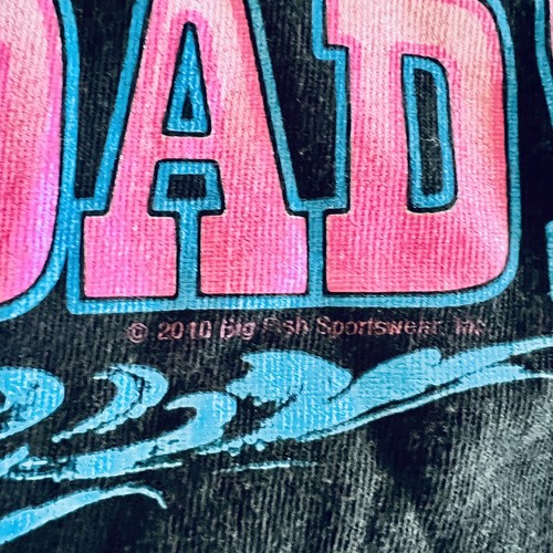 2010 Truckers Wife Short Sleeve T-Shirt Size L Large Black Pink Delta Pro Weight - Picture 3 of 5