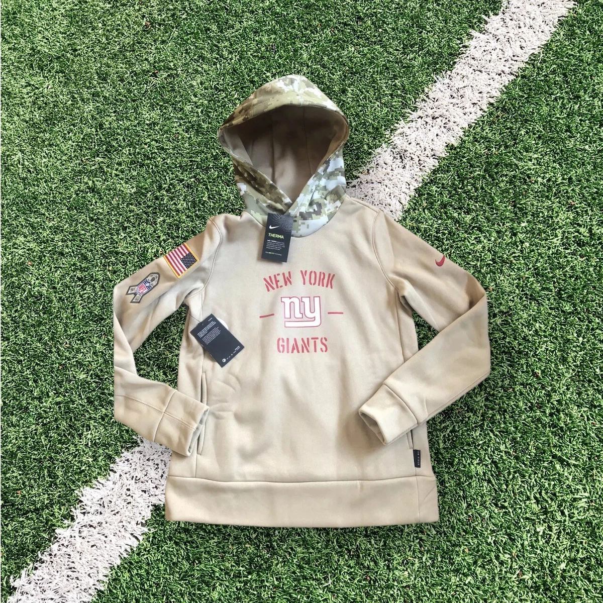 NWT$85 New York Giants Women's Salute To Service On-field Therma Hoodie S  193150337147 | eBay
