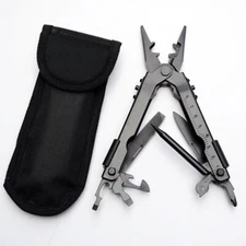 13 In1 Survival Multi Tool Plier Outdoor Portable Compact Pocket Stainless Steel