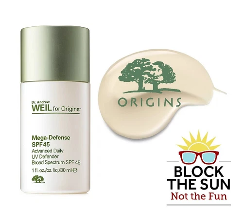 Dr. Andrew Weil For ORIGINS Mega Defense SPF 45 Advanced Daily UV Defender 1 OZ