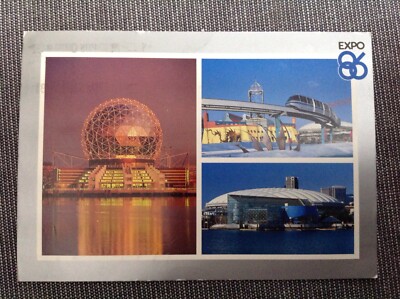 gebrauchte Postkarte Kanada - British Columbia - Vancouver - EXPO 86 Expo Centre