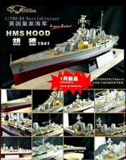 Flyhawk FH700020 1/700 WWII RN BattleCruiser HMS Hood 1941 For Trumpeter 05740