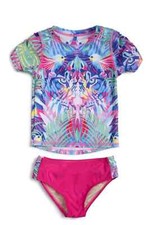 Appaman Kids Zuma Rashguard Set Bengali Girl's Size 8 L104332