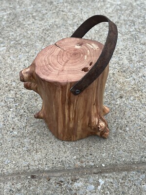 Rustic Cedar Log Door Stop