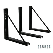 3PCS Steel 24"x24" Welded Structural Mounting Brackets Kit For Truck Tool box