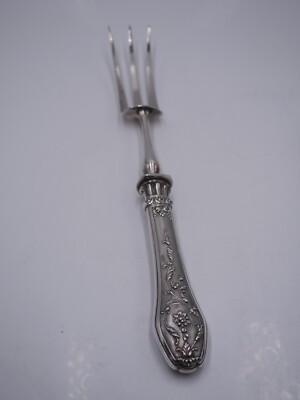 ANCIEN COUTEAU À beurre manche en argent massif Minerve èpoque art