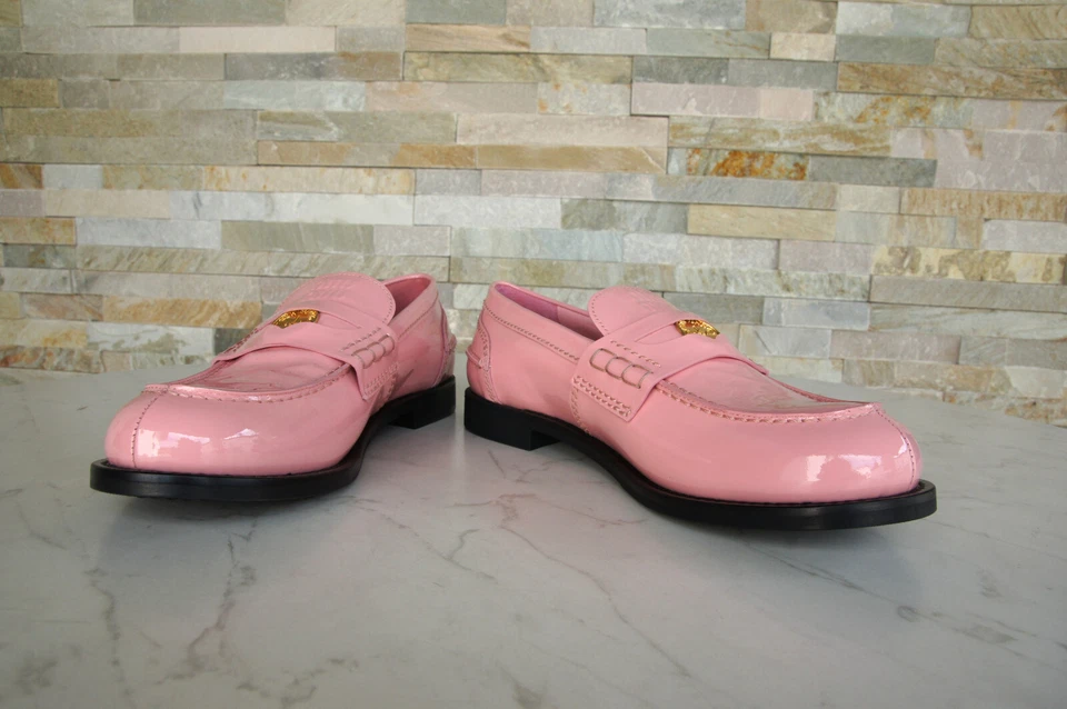 Miu Miu EU 39 Zapatilla Mocasines Charol Rosa Nuevo Antiguo PVP 890 € Foto 4 de 4