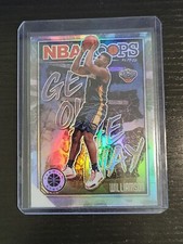 2019 NBA Hoops Premium Stock Get Out the Way Holo Zion Williamson #17 Rookie RC