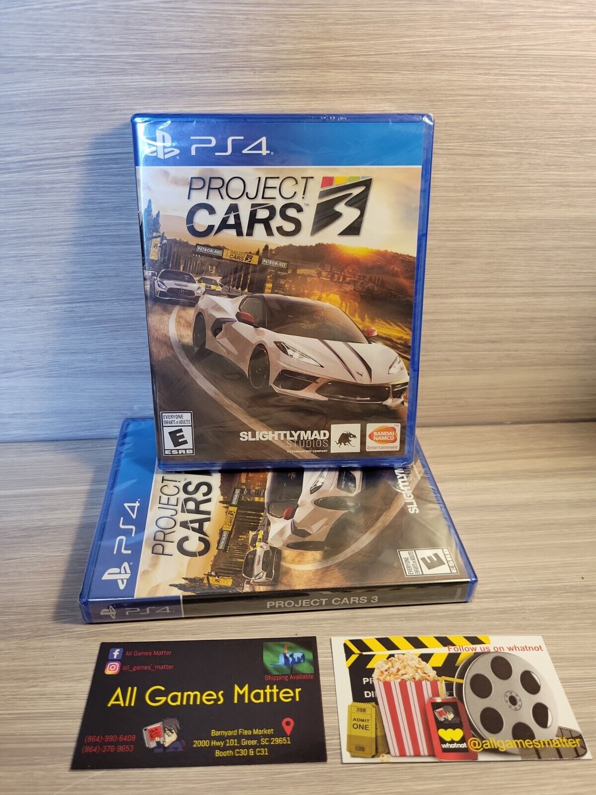 Bandai PROJECT CARS 3 - PlayStation 4 ( PS4 ) New / Sealed Game - Ships Fast