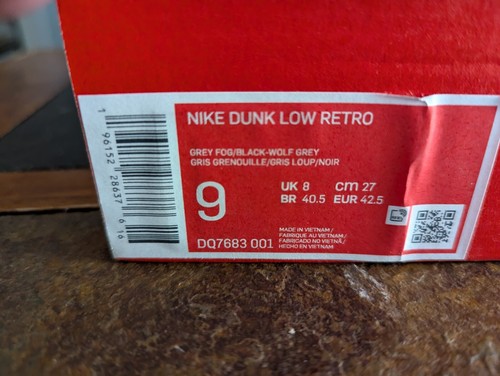 Size 9 - Nike Dunk Low Retro '08 Panda 2011 - Picture 6 of 6