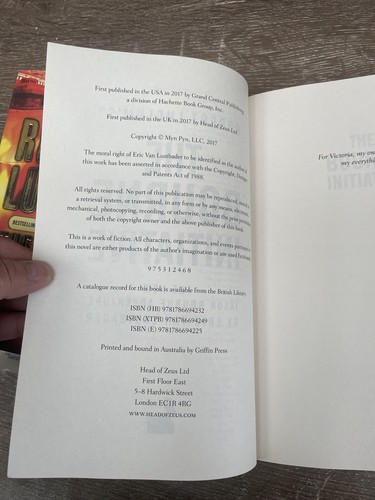 3x Robert Ludlum's Books by Eric Van Lustbader *The Bourne Initiative/Tristan - Picture 13 of 13