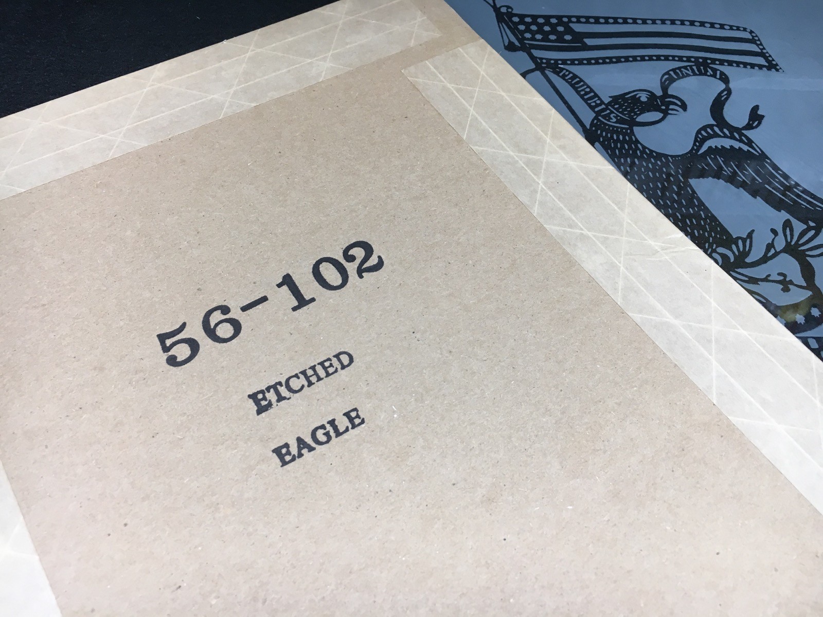 Antique Clock Glass Replacement Eagle Design 9” x 12" eBay