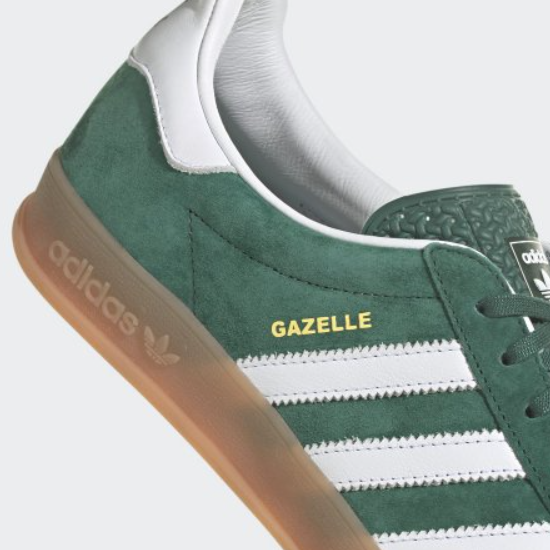 スニーカー ADIDAS ORIGINALS Men Sneakers Green IG1596 Adidas Gazelle Indoor Suede Gum Shoes 'Green' - IG1596