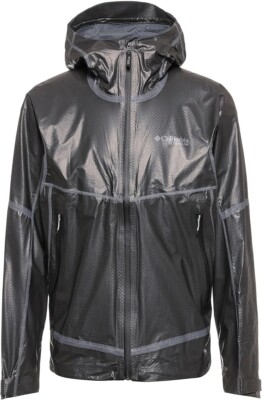 COLUMBIA Mens TITANIUM OutDry Extreme Mesh Hooded Shell Rain Hiking Jacket Sz XL