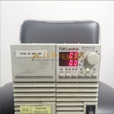 1PC TDK-LAMBDA ZUP20-40 0-20V 0-40A Adjustable DC Regulated Power Supply USED