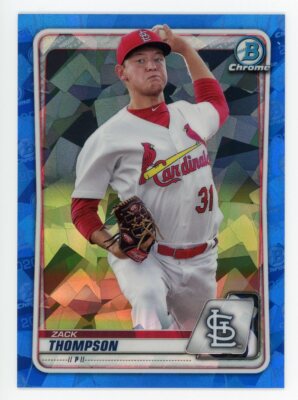 【未開封】topps Bowman sapphire 2020 1パック 新品 Zack Thompson 2020 Bowman Chrome Sapphire Edition #BCP-6 Sapphire