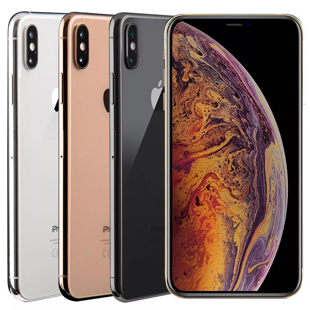 Apple iPhone XS Max 64GB 256GB 512GB Fully Unlocked GSM CDMA 4G Grade A