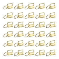 30 SchlüSselanhäNger, 26Mm Mit Ring FüR Lanyards, Gold, FüR Marke