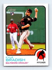 #642 2022 Topps Heritage * Kyle Bradish RC Baltimore Orioles