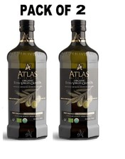Atlas Organic Cold Pressed Moroccan Extra Virgin Olive Oil, Polyphenol Rich, NEW