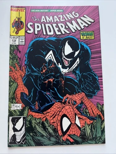 Amazing Spiderman #316 - 1st Venom cover Todd McFarlane -free shipping