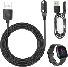 Smart Watch Charger Cable, Universal Magnetic SmartWatch Accessories 1, Black
