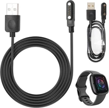 Smart Watch Charger Cable, Universal Magnetic SmartWatch Accessories 1, Black 