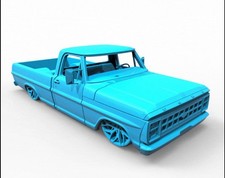 1:25-1:24 Scale Lowered F100 Resin Model Kit