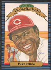 1986 Donruss Baseball  #15 - Tony Perez DK - Cincinnati Reds  86-177