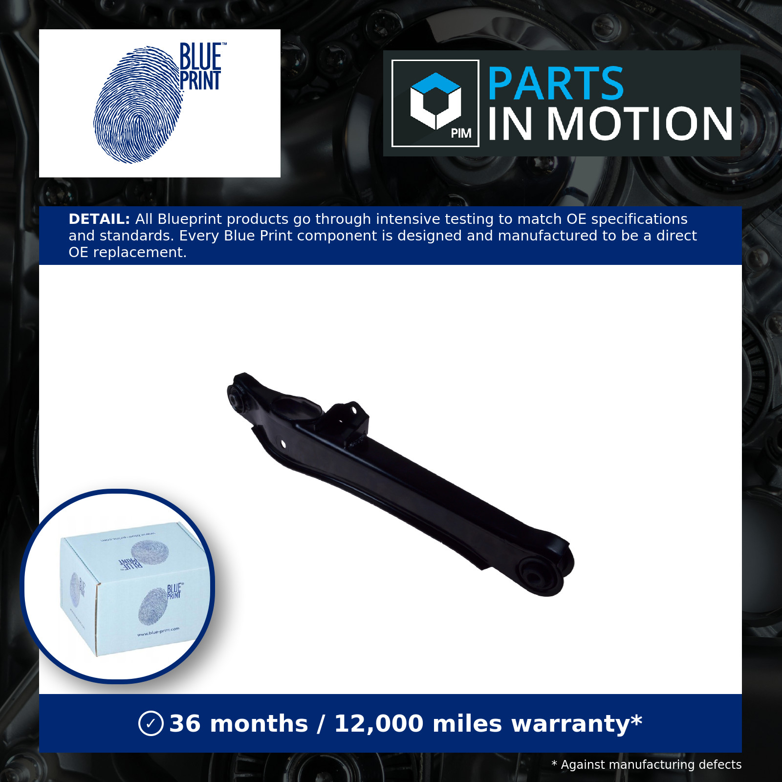 Fits BLUE PRINT ZAWIESZENIE ADA108648 THE CONTROL ARM OF JEEP. - Image 4
