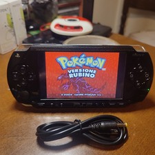 Console SONY PSP Modello FAT 1004 Nero Cavo Ricarica, batteria e MOD 6.61 inf