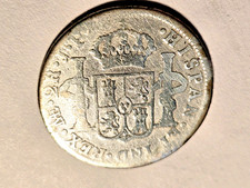 1818 PERU 🇵🇪 SILVER PLATED 2 REALES