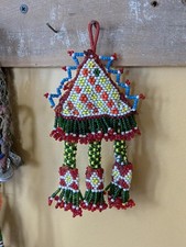Vintage Kuchi Beaded Triangular Tassel Tribal Adornment 20612 