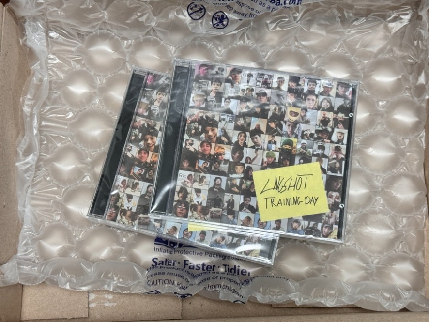 Buy LNGSHOT TRAINING DAY EP Album LIMITED Ver/CD, Sticky Note
