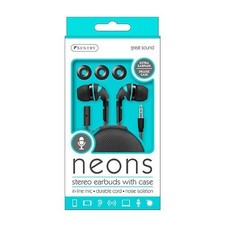 Sentry Neons Earbuds In-Ear Headphones w/Mic ...
