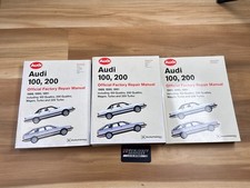 Bentley Three Volumes 89-91 Audi 100 200 Official Factory Service Repair Manual