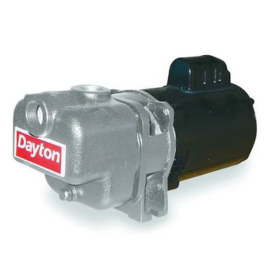 Dayton 4Ua70 Centrifugal Pump, 3/4 Hp, 115/230V Ac, 1 Phase, 82 Ft Max Head