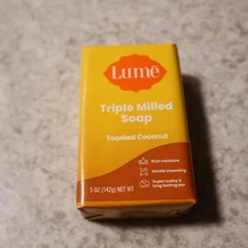 Lume Triple Milled Soap Rich Moisture & Gentle Cleansing 5oz Toasted Coconut