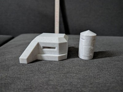 A two bunkers for model building and dioramas.