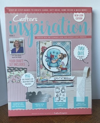 Crafters Inspiration Magazines #2, Includes Magazine Craft Kit & Paper