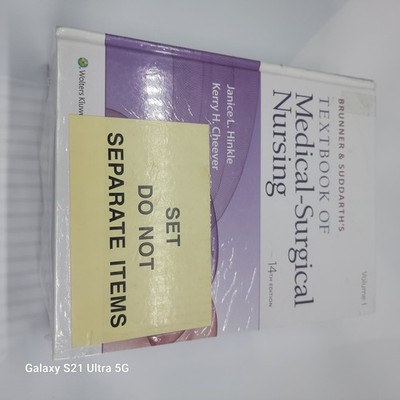 Brunner & Suddarth's Textbook of Medical-Surgical Nursing 14th Ed, Volume 1 & 2