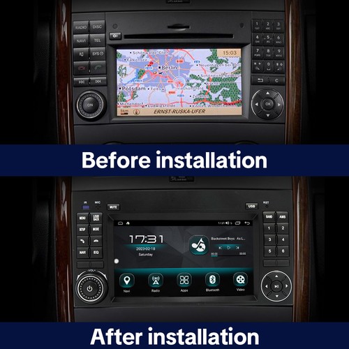 7'' Stereo Radio Carplay For Mercedes Benz Sprinter/W169/W245/W639/W906/Viano - Picture 5 of 21