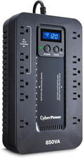 Cyberpower EC850LCD Ecologic UPS Battery Backup and Surge Protector