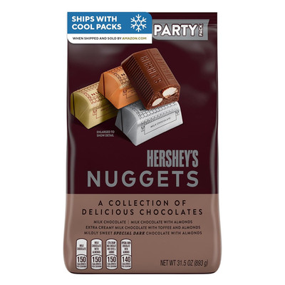 NUGGETS Assorted Chocolate Candy Party Pack, 26 Oz