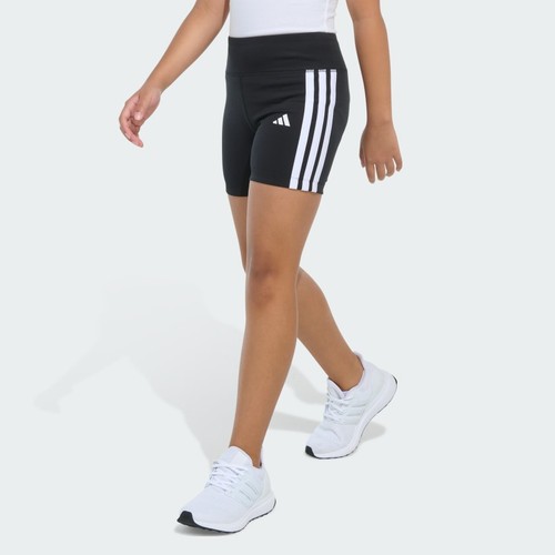 adidas kids 3-Stripes Bike Shorts 3-Inch - Picture 4 of 5