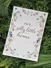 Our Silly Little Home A4 Decor Print Christmas Birthday