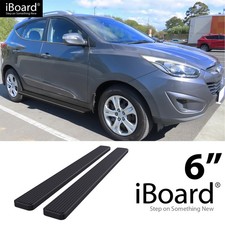 Aps Running Board Side Step 6in Black Fit Hyundai Tucson 10-14 Aps Running Board Side Step 6in Black Fit Hyundai Tucson 10-14