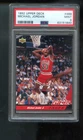 1992-93 Upper Deck #488 Michael Jordan Game Faces PSA 9 Graded Card NBA 92-93