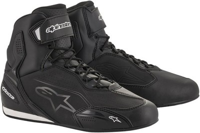 Alpinestars Faster 3 Mens Motorcycle Shoes Black/Black