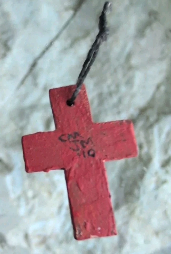 十字吊坠微型十字架或普韦布洛十字架 1: 12 签名 手工制作 西南 — 第 2/4 张图片